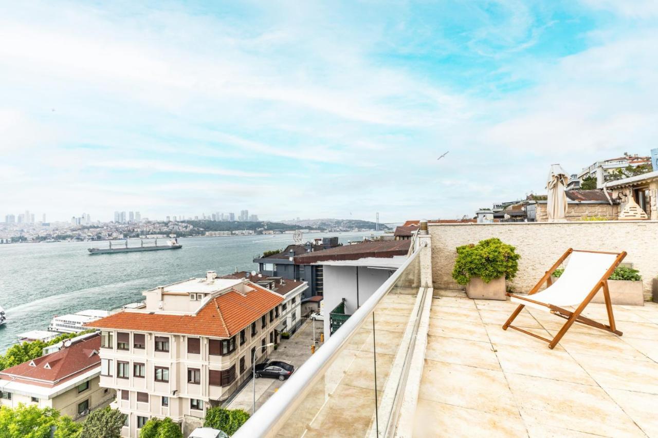 Duplex Flat W Panoramic Bosphorus View And Terrace Leilighet Istanbul Eksteriør bilde